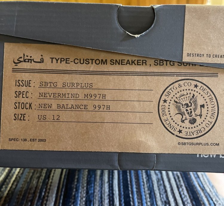 New Balance Sbtg M997h For Nevermind