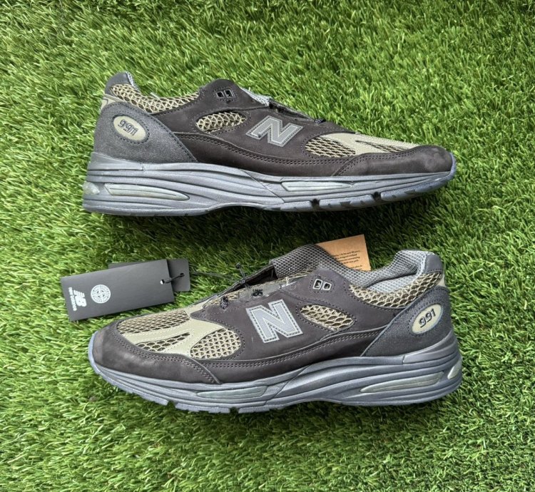 New Balance Stone Island 991v2 Made In Uk Black Size 12