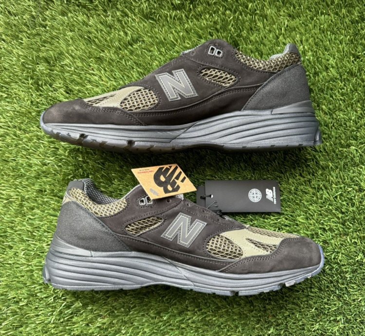 New Balance Stone Island 991v2 Made In Uk Black Size 12
