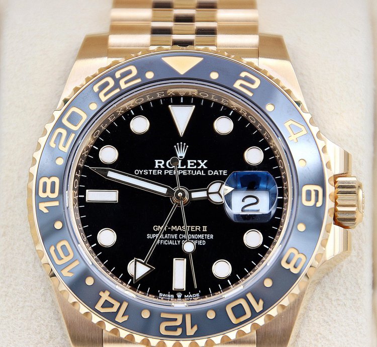 Rolex Gmt-master Ii Ref 126718grnr - 18k Gold Jubilee Bracelet - Full Set New 2023