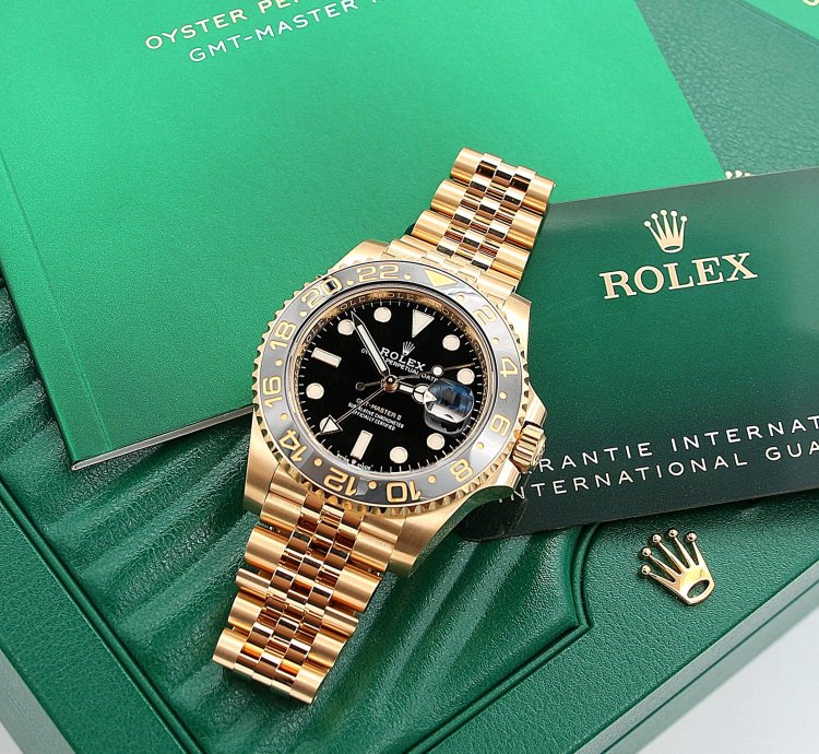 Rolex Gmt-master Ii Ref 126718grnr - 18k Gold Jubilee Bracelet - Full Set New 2023
