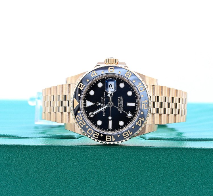 Rolex Gmt-master Ii Ref 126718grnr - 18k Gold Jubilee Bracelet - Full Set New 2023
