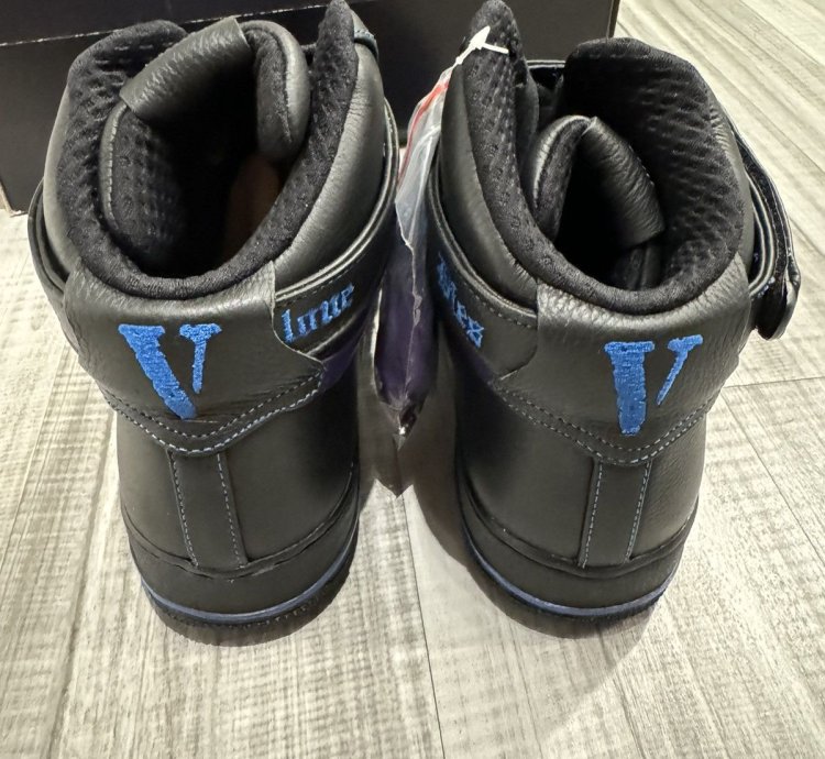 Sample Nike Air Force 1 Af1 High Vlone Purple Blue Size 12