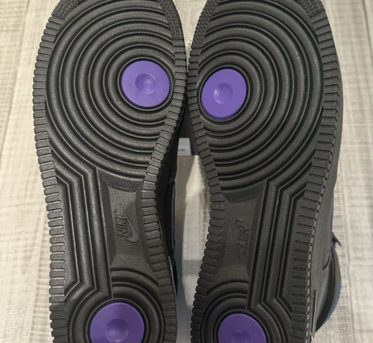 Sample Nike Air Force 1 Af1 High Vlone Purple Blue Size 12