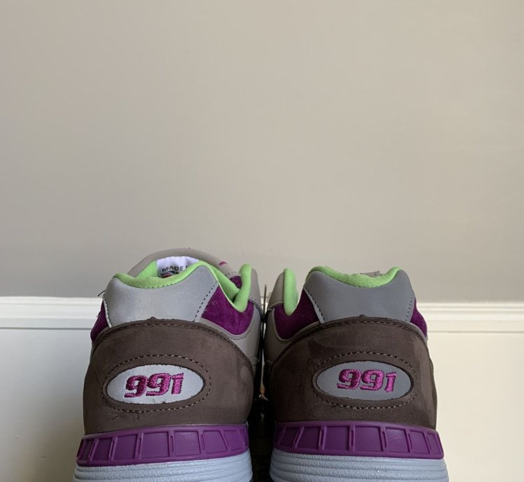 New Balance Stray Rats 991 Purple Green M991srg