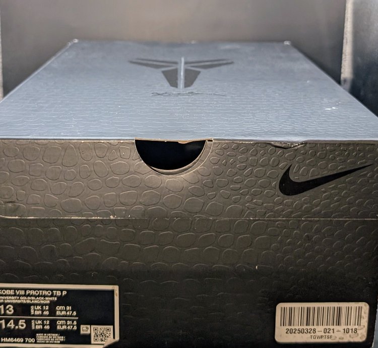 Nike Kobe 8 Protro Tb University Gold Pe unreleased