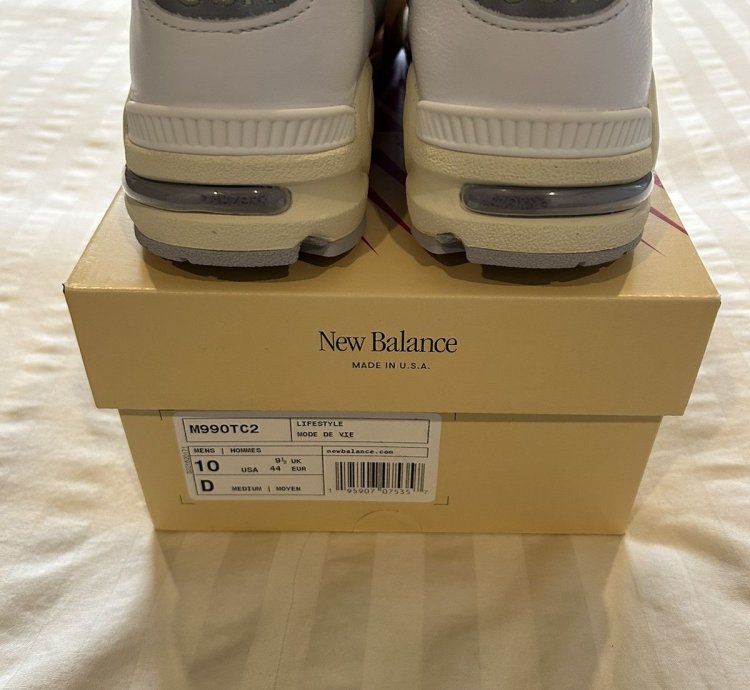 New Balance Teddy Santis 990v2 Sea Salt Size 10