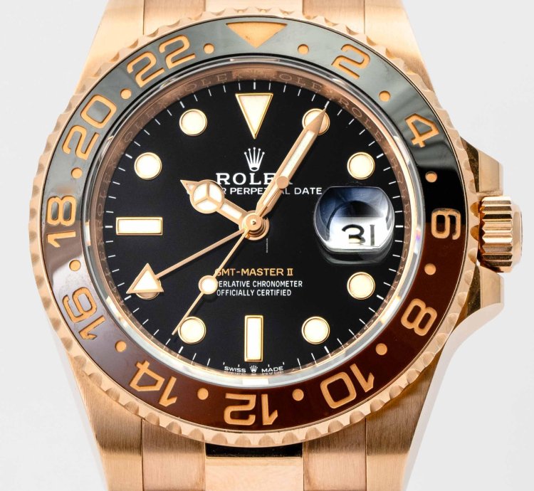 Rolex Gmt-master Ii Root Beer Rose Gold 40mm 126715chnr - Box Papers 2019
