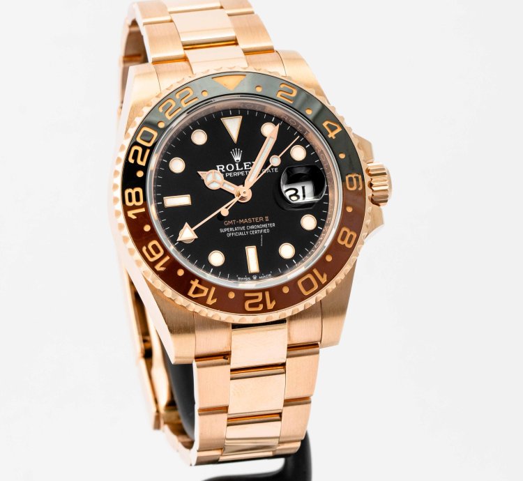 Rolex Gmt-master Ii Root Beer Rose Gold 40mm 126715chnr - Box Papers 2019