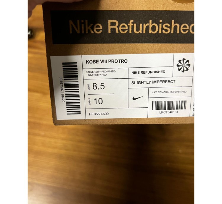 Nike Kobe 8 Protro University Red White Hf9550-600 Men Siz