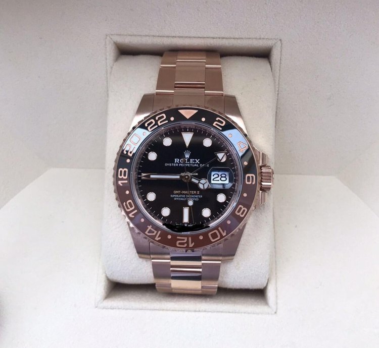Rolex Gmt-master Ii Rootbeer 126715chnr