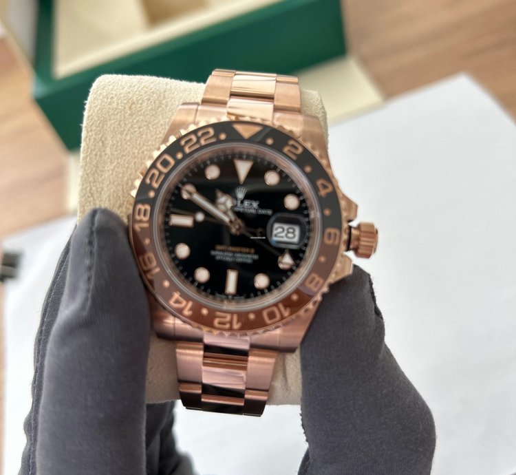Rolex Gmt-master Ii Rootbeer 126715chnr