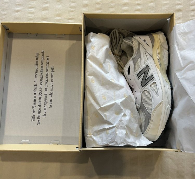 New Balance Teddy Santis 990v3 Sea Salt Size 10