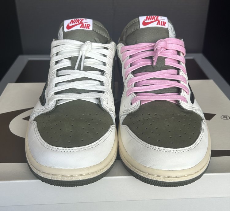 Size 10 - Jordan 1 Low Travis Scott Medium Olive Dm7866-200