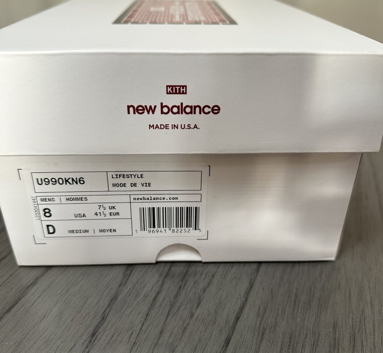 New Balance U990kn6 Kith Msg Ronnie Fieg Size 8