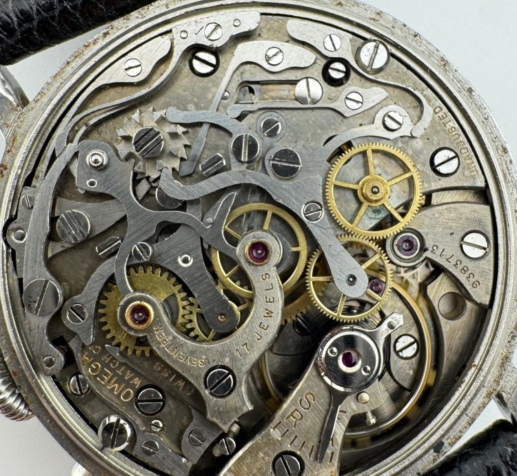 Omega Chronograph Calibre 33 3 Acier Staybrite Top Condition Swiss Made
