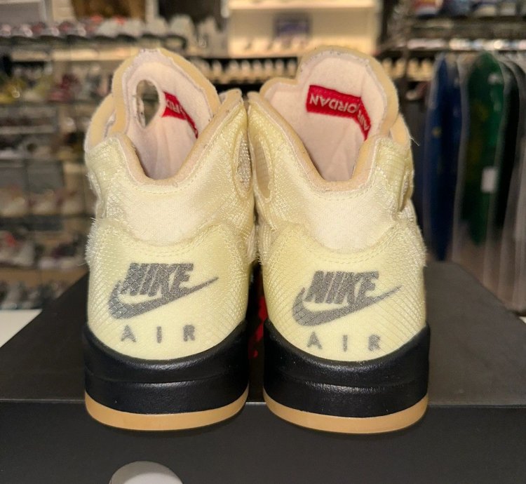 Size 10 - Nike Air Jordan 5 Sp Off-white Sail dh8565-100