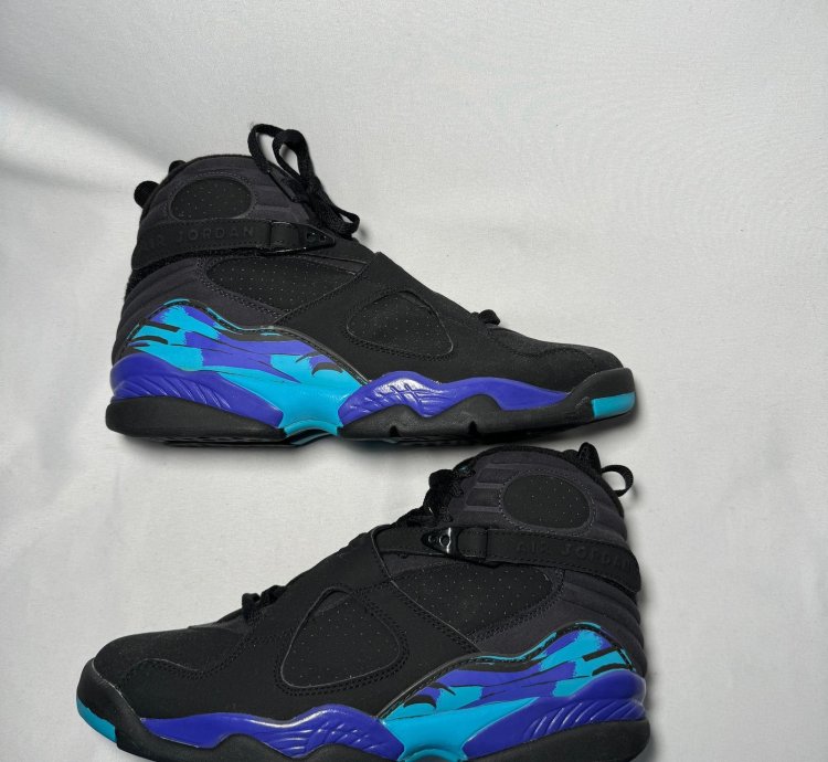 Size 10 5 - Nike Air Jordan 8 Retro Aqua 2007 Men Shoes