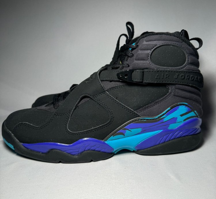 Size 10 5 - Nike Air Jordan 8 Retro Aqua 2007 Men Shoes