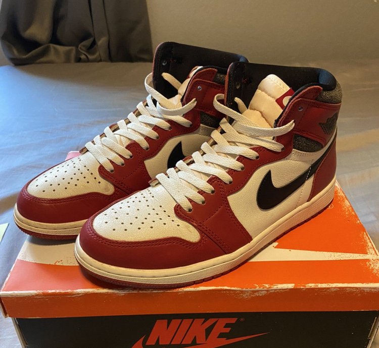 Size 10 Air Jordan 1 High Lost Found