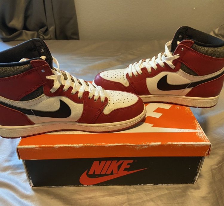 Size 10 Air Jordan 1 High Lost Found
