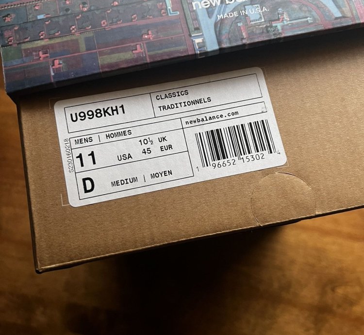 Ronnie Fieg Frank Lloyd Wright New Balance 998 Chutney