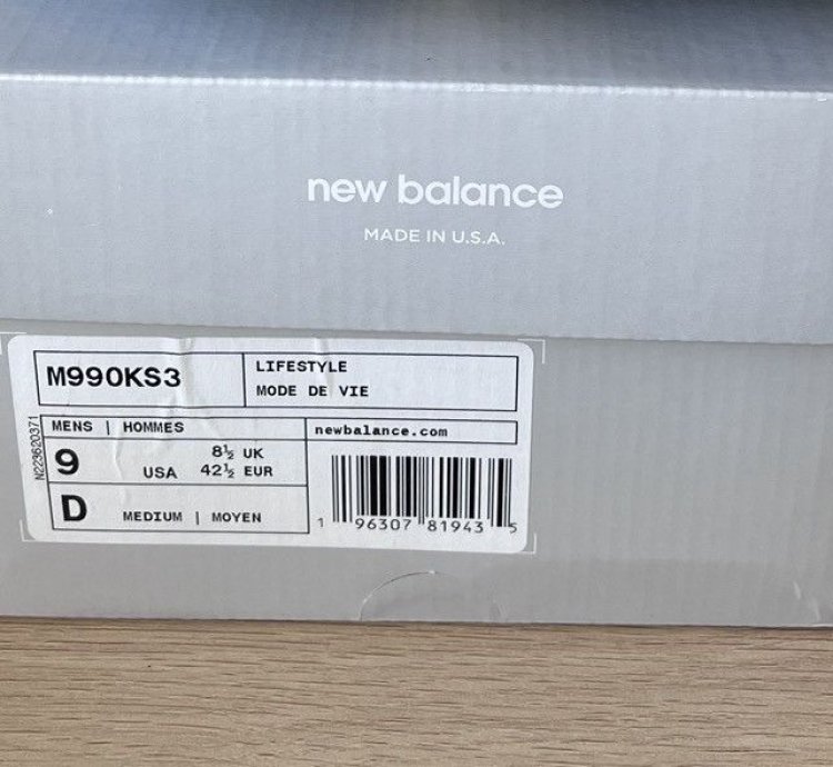 Ronnie Fieg Kith New Balance 990v3 Steel Blue