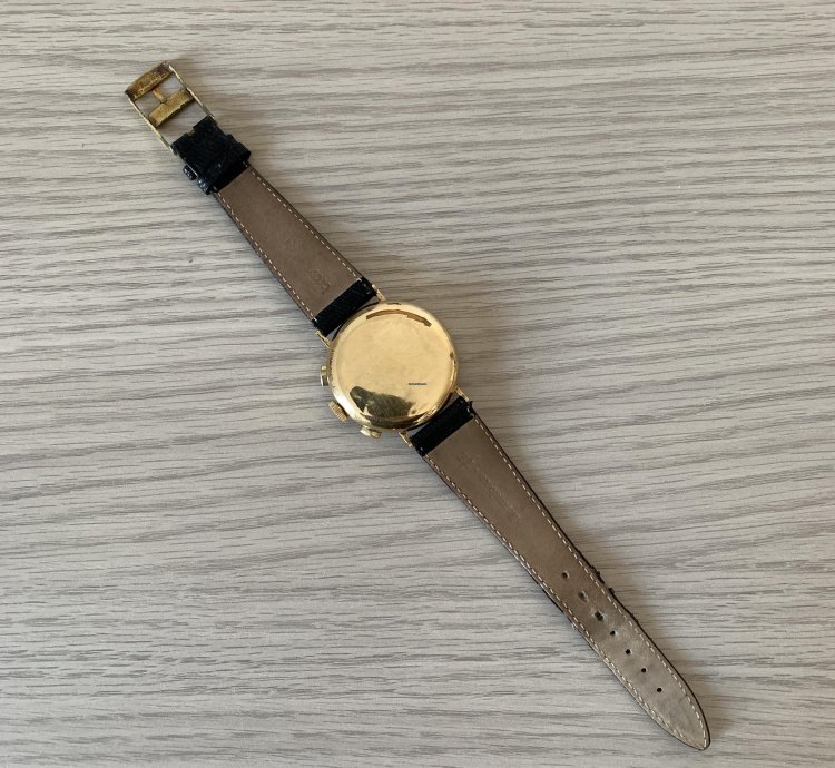 Omega Classic Chronograph Oversize 37mm Caliber 33 3 Chro Yellow Gold 18kt 1941