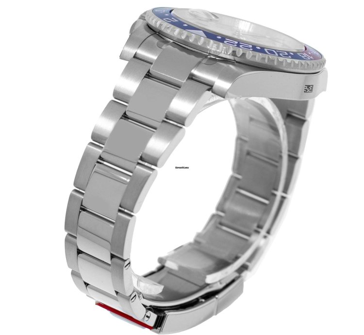 Rolex Gmt-master Ii Superman 40mm White Gold Meteorite Dial Red Blue Bezel 126719blro