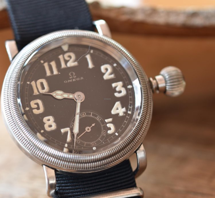 Omega Classic Ck700 Military Extremely Rare German Pilot Vintage Luftwaffe