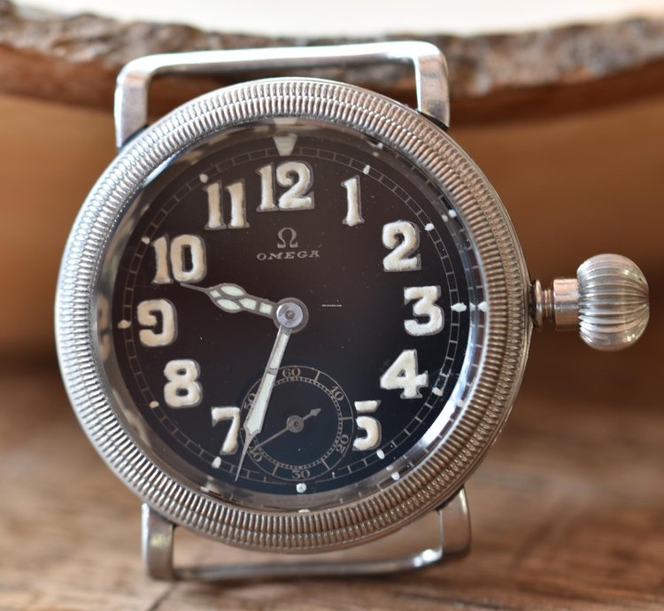 Omega Classic Ck700 Military Extremely Rare German Pilot Vintage Luftwaffe