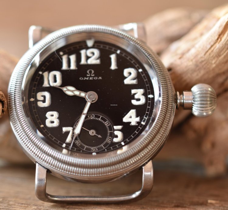 Omega Classic Ck700 Military Extremely Rare German Pilot Vintage Luftwaffe
