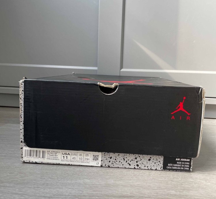 Size 11 - Nike Air Jordan 5 Retro Sp Off-white Muslin Black