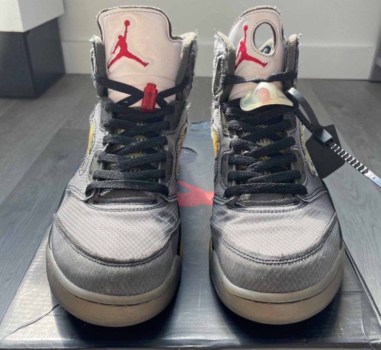 Size 11 - Nike Air Jordan 5 Retro Sp Off-white Muslin Black