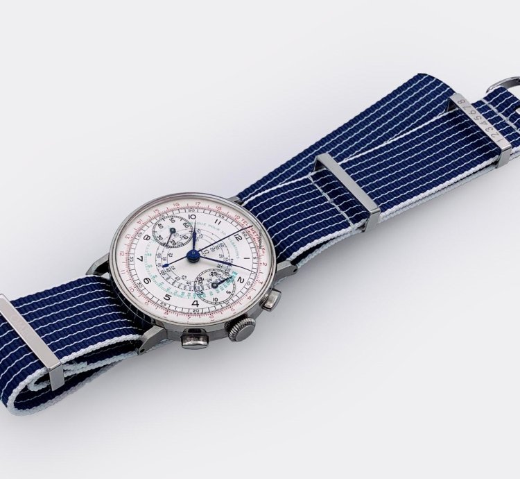 Omega Classic Jumbo Sport Racing Chronograph Multicolored Multiscale Dial Cal 33 3 1930s