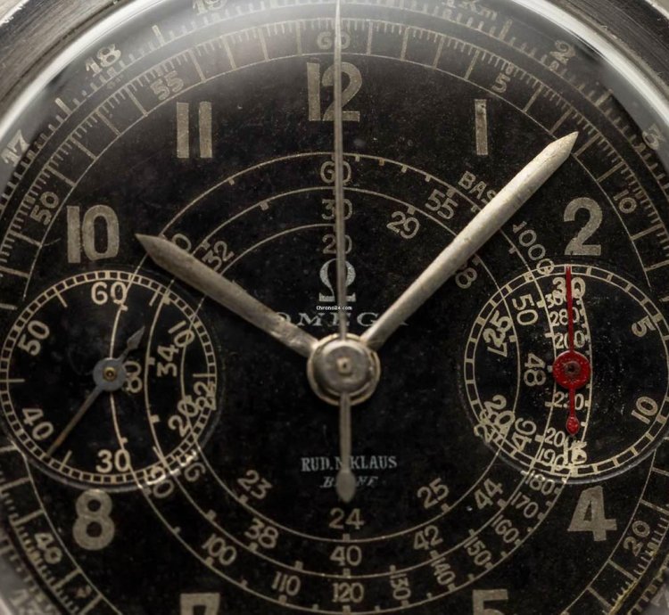 Omega Classic Pilot Vintage Chronograph 33 3