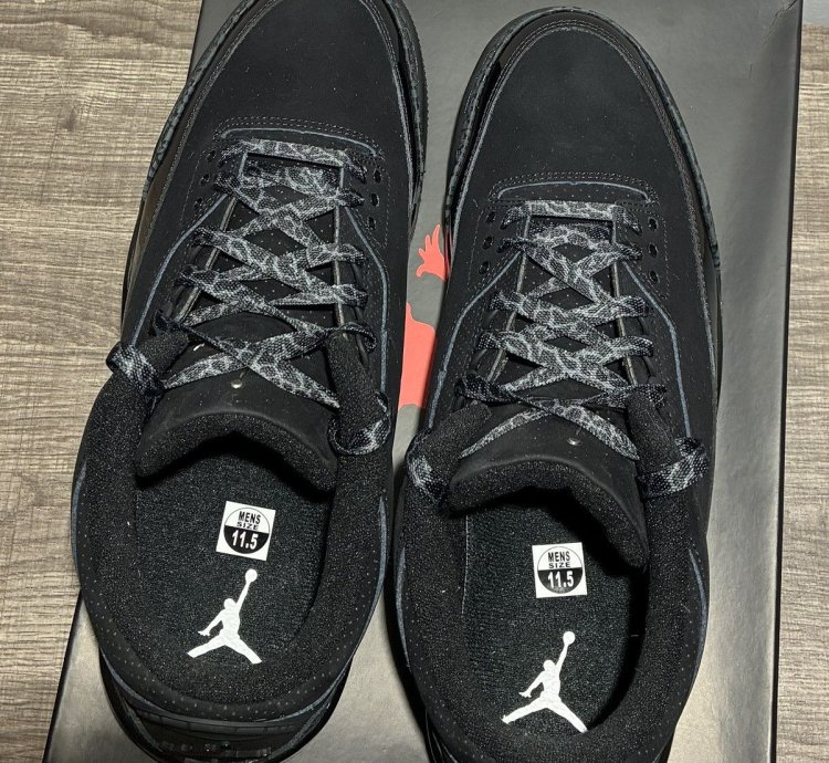 Size 11 5 - Air Jordan 3 Retro 2025 Black Cat