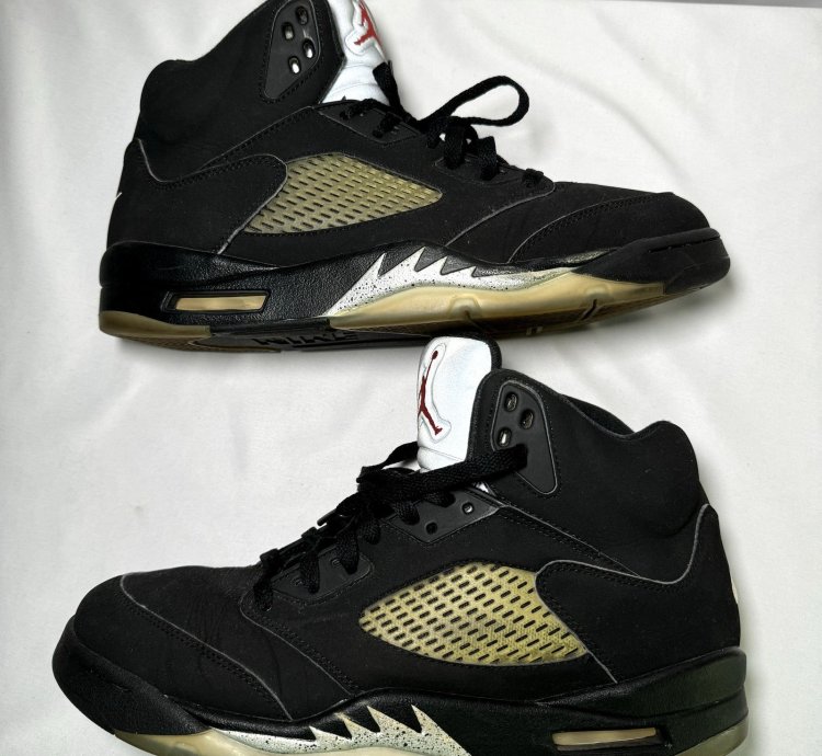 Size 11 5 - Nike Air Jordan 5 Retro Og Metallic Men Shoes