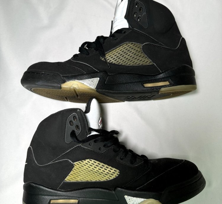 Size 11 5 - Nike Air Jordan 5 Retro Og Metallic Men Shoes