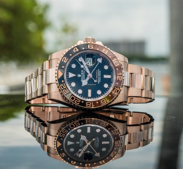 Rolex Gmt-master Ii Unworn 2023 Gmt-master Ii 126715chnr Rose Gold