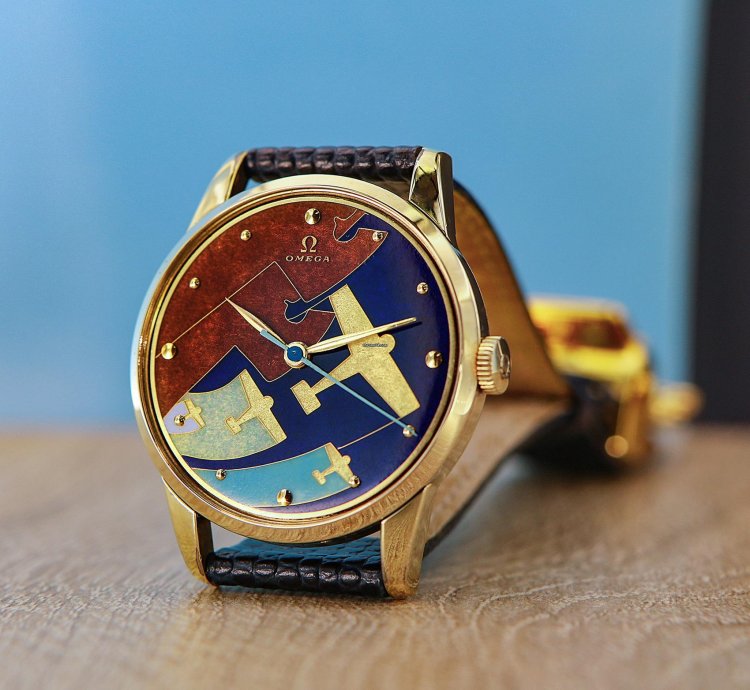 Omega Cloisonne Enamel Dial Air Force From 50s