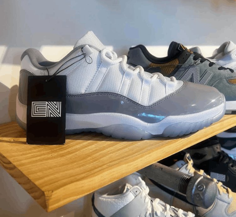 Size 11 Jordan 11 Retro Low Cement Grey