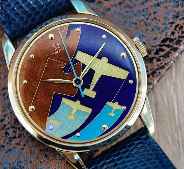 Omega Cloisonne Enamel Dial Air Force From 50s