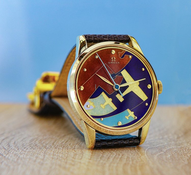Omega Cloisonne Enamel Dial Air Force From 50s