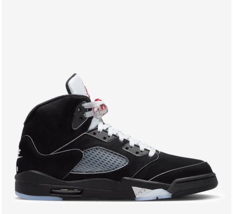 Size 11 Nike Air Jordan 5 Retro Og Black Metallic Reimagined