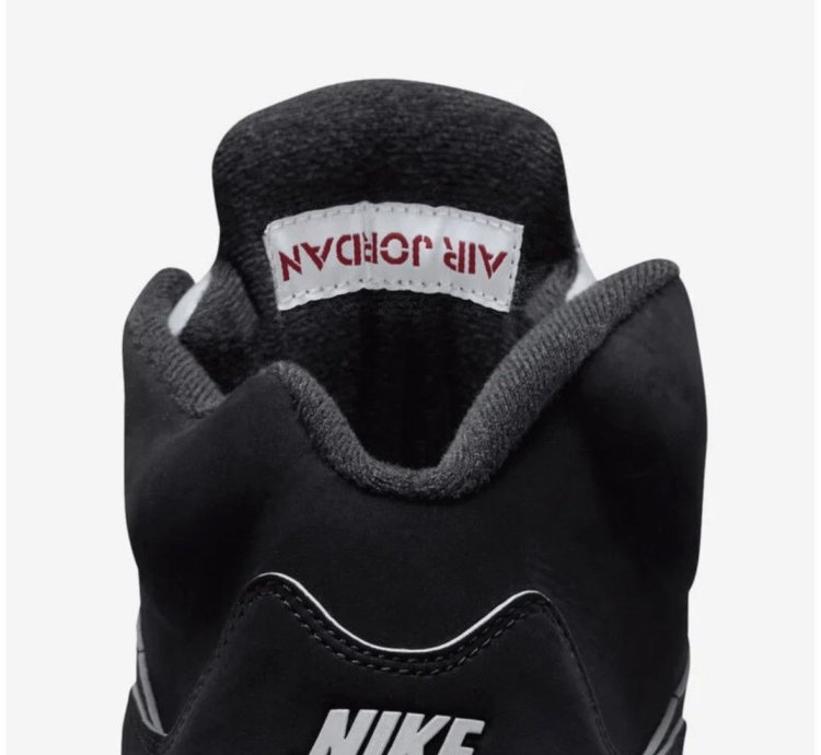 Size 11 Nike Air Jordan 5 Retro Og Black Metallic Reimagined