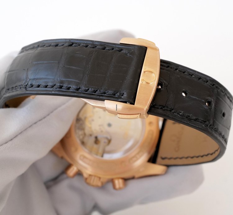 Omega Co-axial Chronoscope 18k Rose Gold Chronograph 41
