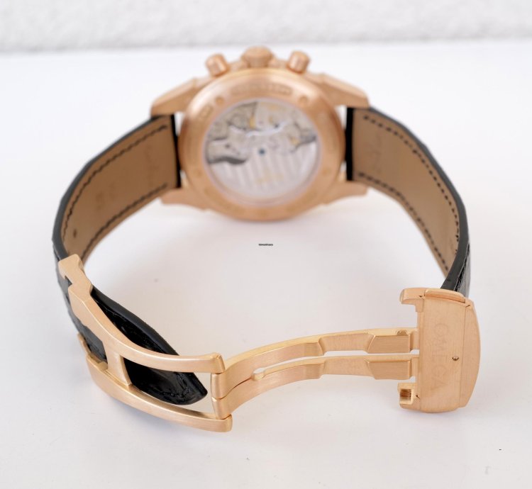 Omega Co-axial Chronoscope 18k Rose Gold Chronograph 41