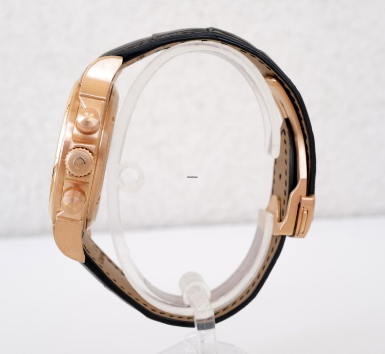 Omega Co-axial Chronoscope 18k Rose Gold Chronograph 41