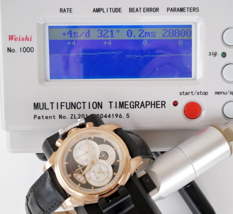 Omega Co-axial Chronoscope 18k Rose Gold Chronograph 41
